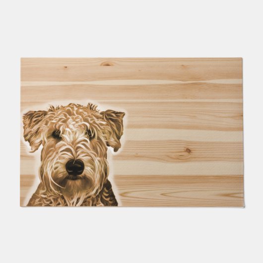 Wheaten Terrier Dog Deurmat (Voorkant)