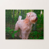 Wheaten Terrier Dog Jigsaws. Legpuzzel (Horizontaal)