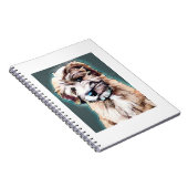 Wheaten Terrier Dog Pop Art Notitieboek (Rechterzijde)