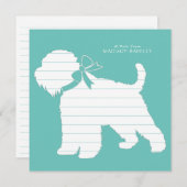 Wheaten Terrier Dog Puppy Bedankkaart (Voorkant / Achterkant)