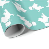 Wheaten Terrier Dog Puppy Cadeaupapier (Rol Hoek)