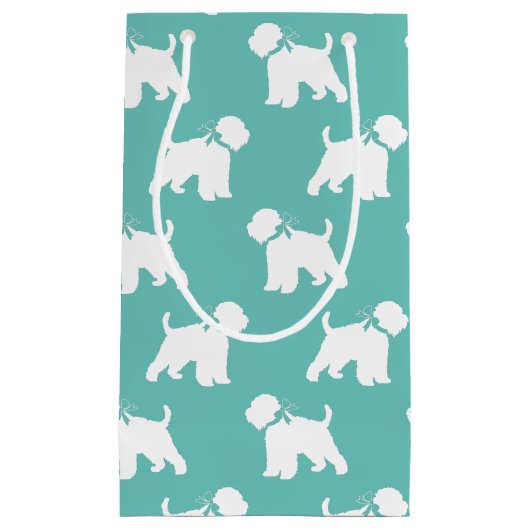 Wheaten Terrier Dog Puppy Klein Cadeauzakje (Voorkant)