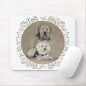 Wheaten Terrier en Havanese Muismat (Met muis)