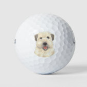 Wheaten Terrier Golfballen (Voorkant)