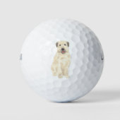 Wheaten Terrier Golfballen (Voorkant)