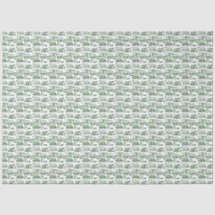 WHEATEN Terrier Green Toile Tissuepapier