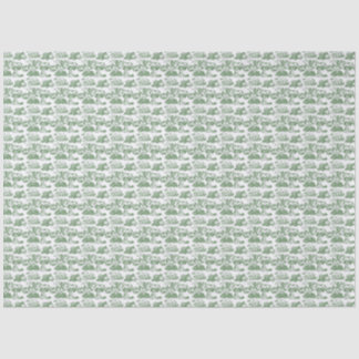 WHEATEN Terrier Green Toile Tissuepapier