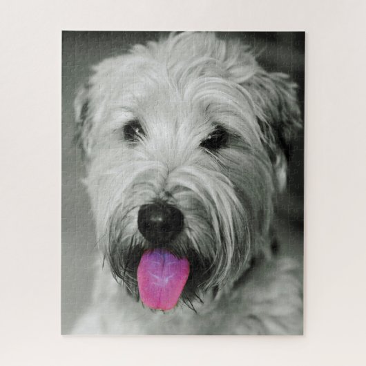 Wheaten Terrier Hond Puzzels. Legpuzzel (Verticaal)