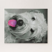 Wheaten Terrier Hond Puzzels. Legpuzzel (Horizontaal)