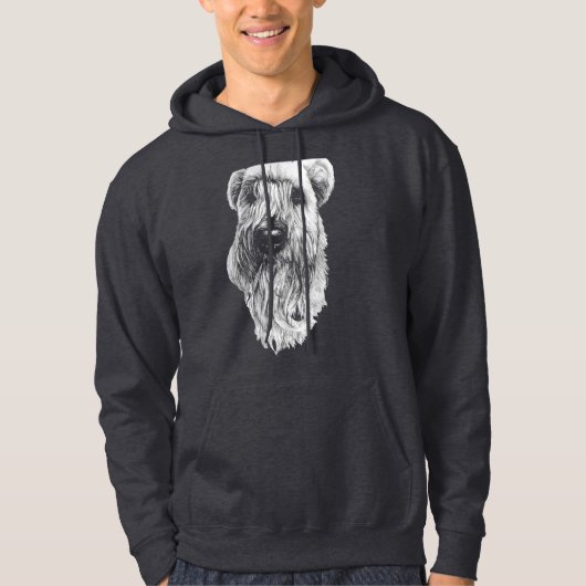 Wheaten Terrier Hoodies Terrier Dog Art Shirten (Voorkant)