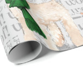 Wheaten Terrier Kerst voor Hondenliefhebber Cadeaupapier (Rol Hoek)