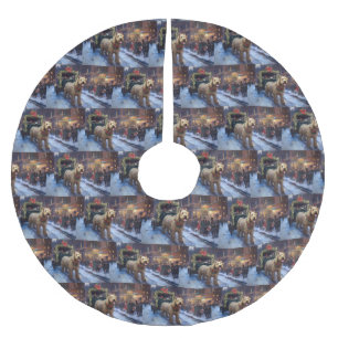 Wheaten Terrier Kerstfeest Seizoen Kerstboom Rok