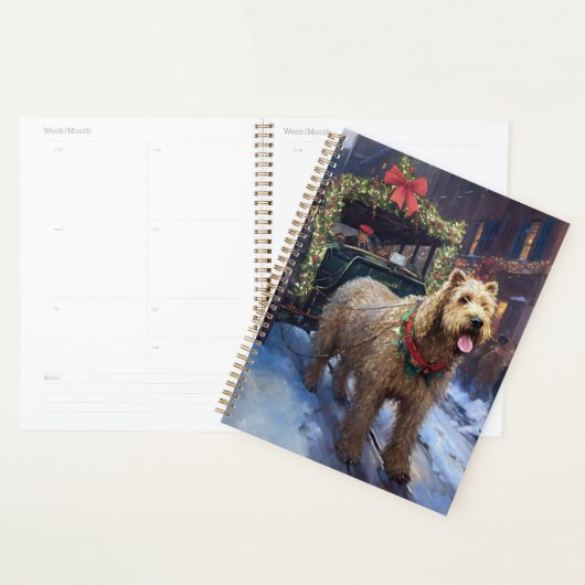 Wheaten Terrier Kerstfeest Seizoen Planner (Display)