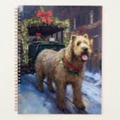 Wheaten Terrier Kerstfeest Seizoen Planner (Voorkant)