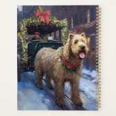 Wheaten Terrier Kerstfeest Seizoen Planner (Achterkant)