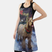 Wheaten Terrier Kerstfeest Seizoen Schort (Insitu)