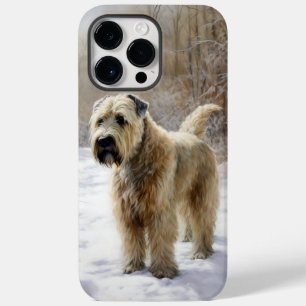 Wheaten Terrier Laat het sneeuwen Kerstmis Case-Mate iPhone 14 Pro Max Hoesje