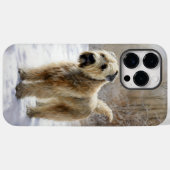 Wheaten Terrier Laat het sneeuwen Kerstmis Case-Mate iPhone Case (Achterkant (horizontaal))