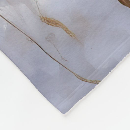 Wheaten Terrier Laat het sneeuwen Kerstmis Fleece Deken (Hoek)