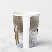 Wheaten Terrier Laat het sneeuwen Kerstmis Papieren Bekers (Rechts)