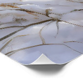 Wheaten Terrier Laat het sneeuwen Kerstmis Perfect Poster (Hoek)