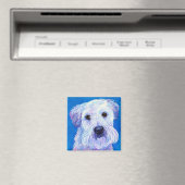 Wheaten Terrier Magnet - "Bailey" (Insitu (Vaatwasser))