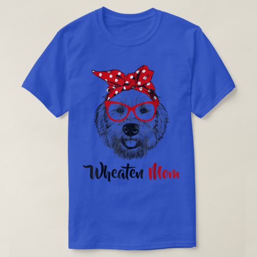 Wheaten Terrier Mama Dog Coated Wheaten Terrie T-shirt (Design voorkant)