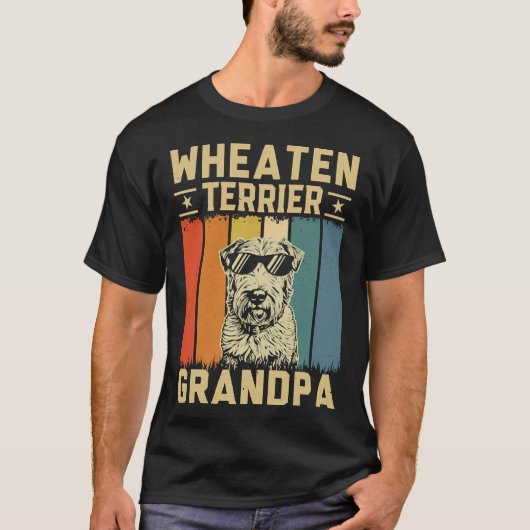 Wheaten Terrier Opa T-shirt (Voorkant)