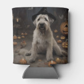 Wheaten Terrier Pompoenen Halloween Eng Blikjeskoeler (Achterkant)