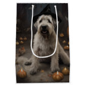 Wheaten Terrier Pompoenen Halloween Eng Medium Cadeauzakje (Achterkant)