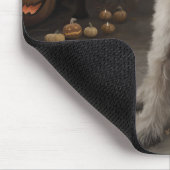 Wheaten Terrier Pompoenen Halloween Eng Muismat (Hoek)