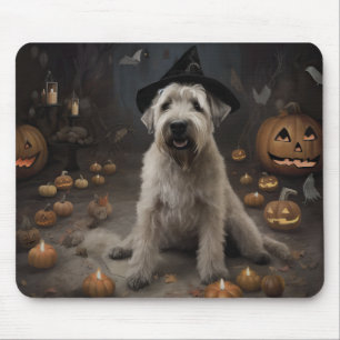 Wheaten Terrier Pompoenen Halloween Eng Muismat