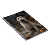 Wheaten Terrier Pompoenen Halloween Eng Notitieboek (Rechterzijde)