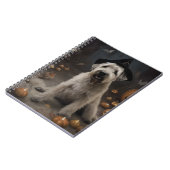 Wheaten Terrier Pompoenen Halloween Eng Notitieboek (Linkerzijde)