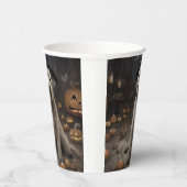 Wheaten Terrier Pompoenen Halloween Eng Papieren Bekers (Rechts)