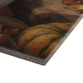 Wheaten Terrier Puppy Herfst Verrukking Pompoen Snijplank (Hoek)