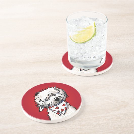 Wheaten Terrier Red Onderzetter (Zijkant)