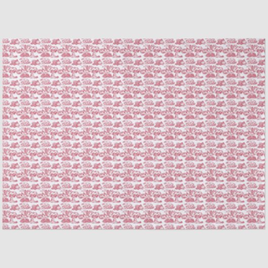 WHEATEN Terrier Red Toile Tissuepapier (Voorkant)