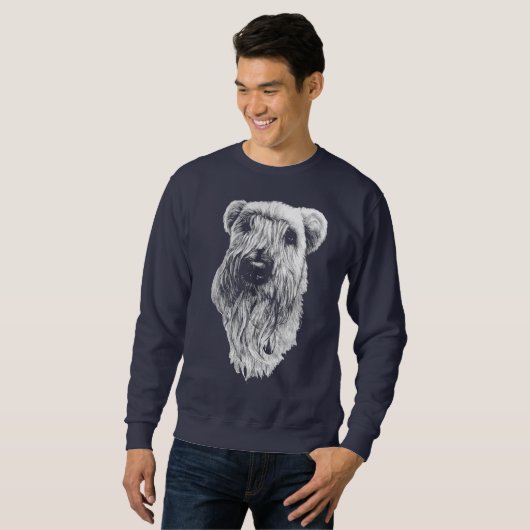 Wheaten Terrier Sweatshirt Terrier Dog Shirts (Voorkant volledig)