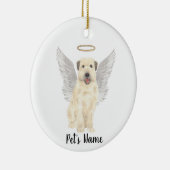Wheaten Terrier Sympathie Herdenking Keramisch Ornament (Rechts)