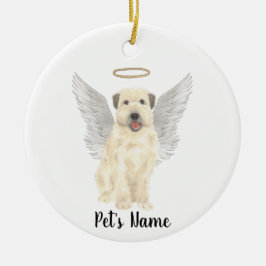 Wheaten Terrier Sympathie Herdenking Keramisch Ornament
