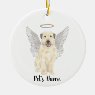Wheaten Terrier Sympathie Herdenking Keramisch Ornament