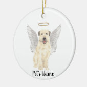 Wheaten Terrier Sympathie Herdenking Keramisch Ornament (Links)