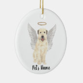 Wheaten Terrier Sympathy Memorial Keramisch Ornament (Rechts)
