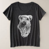 Wheaten Terrier T-shirts plus Shirten voor draagta (Design voorkant)