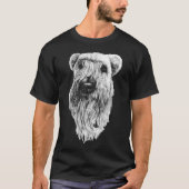 Wheaten Terrier T-shirts Terrier Dog Art Shirten (Voorkant)