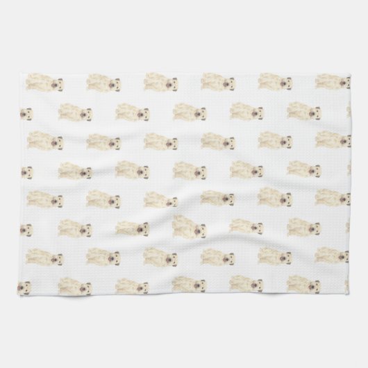 Wheaten Terrier Theedoek (Horizontaal)