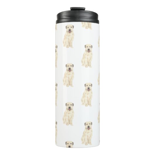 Wheaten Terrier Thermal Tumbler Thermosbeker (Voorkant)