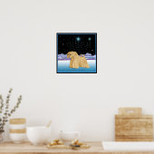 "Wheaten Terriers at Chanukah" Poster (Keuken)