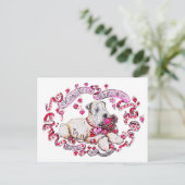 Wheaten Valentijn Feestdagenkaart (Staand voorkant)